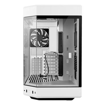 Y60, Tempered Glass, No PSU, E-ATX, Snow White, Mid Tower Case
