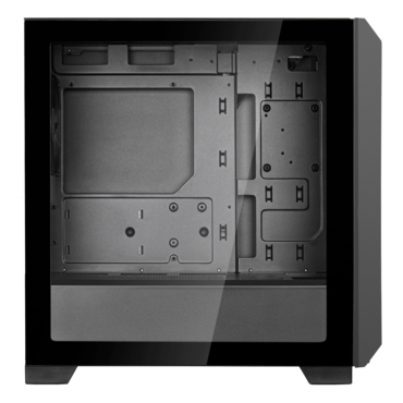 FARA 312, Tempered Glass, No PSU, microATX, Black, Mini Tower Case