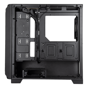 FARA 312, Tempered Glass, No PSU, microATX, Black, Mini Tower Case