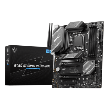 B760 GAMING PLUS WIFI, Intel® B760 Chipset, LGA 1700, ATX Motherboard