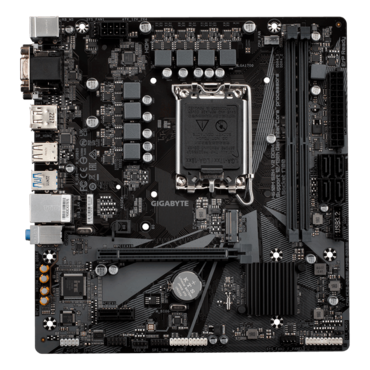 H610M S2H V2 DDR4, Intel® H610 Chipset, LGA 1700, microATX Motherboard
