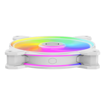 MasterFan MF140 HALO² 140mm, White, ARGB LEDs, 1600 RPM, 59.51 CFM, 27 dBA, Cooling Fan