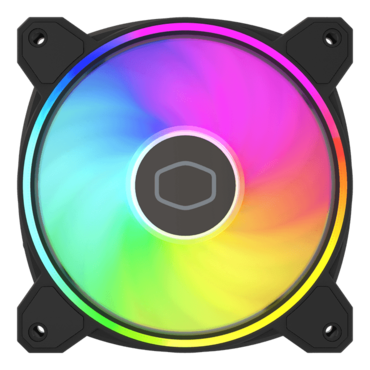 MasterFan MF120 HALO² 120mm, ARGB LEDs, 2050 RPM, 51.88 CFM, 27 dBA, Cooling Fan