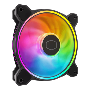 MasterFan MF120 HALO² 120mm, ARGB LEDs, 2050 RPM, 51.88 CFM, 27 dBA, Cooling Fan