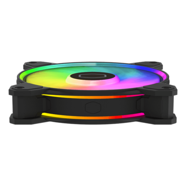 MasterFan MF120 HALO² 120mm, ARGB LEDs, 2050 RPM, 51.88 CFM, 27 dBA, Cooling Fan