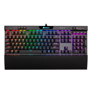 K70 RGB MK.2 LP RAPIDFIRE, RGB, Cherry MX LP Speed, Wired, Black, Mechanical Gaming Keyboard