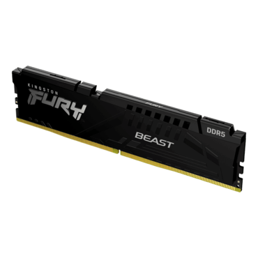 128GB (4 x 32GB) FURY Beast DDR5 5200MT/s, CL40, Black, DIMM Memory