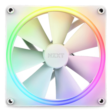 F140 RGB DUO 140mm, White, RGB LEDs, 1800 RPM, 84.75 CFM, 36 dBA, Cooling Fan