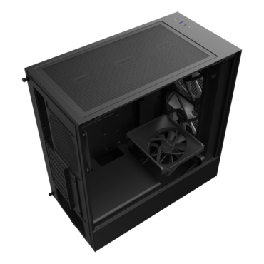 H5 Flow RGB, Tempered Glass, No PSU, ATX, Black, Mid Tower Case