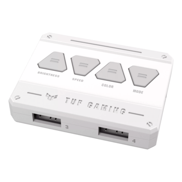 TUF Gaming TF120 ARGB 3 x 120mm, White, w/ Controller, 1900 RPM, 76 CFM, 29 dBA, Cooling Fans