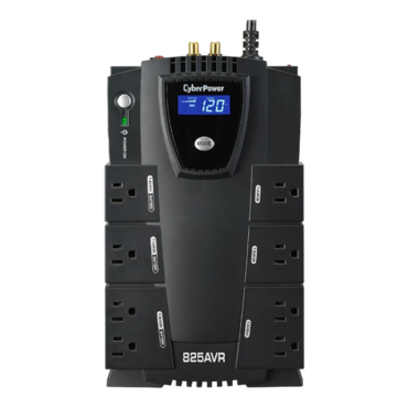 Intelligent LCD CP825AVRLCD, 825 VA/450 W, Simulated Sine Wave, Tower UPS