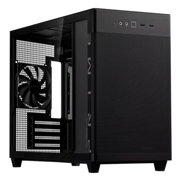 Prime AP201 TG, Tempered Glass, No PSU, microATX, Black, Mini Tower Case