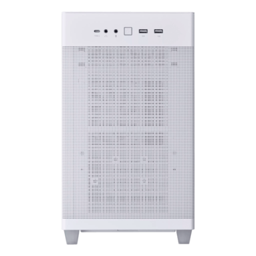 Prime AP201 TG, Tempered Glass, No PSU, microATX, White, Mini Tower Case