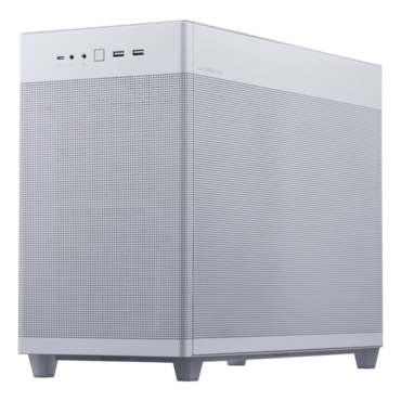 Prime AP201 TG, Tempered Glass, No PSU, microATX, White, Mini Tower Case