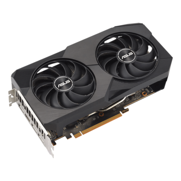 Radeon™ RX 7600 DUAL-RX7600-O8G, 2320 - 2745MHz, 8GB GDDR6, Graphics Card