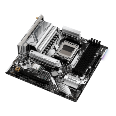 B650M Pro RS WiFi, AMD B650 Chipset, M5, microATX Motherboard