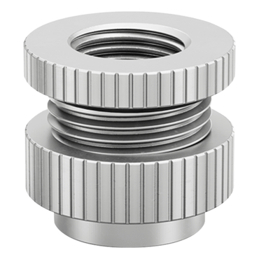 EK-Quantum Torque Pass-Through G1/4 - Satin Titanium