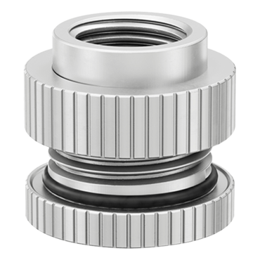 EK-Quantum Torque Pass-Through G1/4 - Satin Titanium