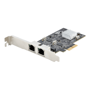 PR22GI-NETWORK-CARD, 2.5 Gbps, 2xRJ45, PCIe Network Adapter