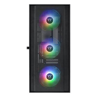 H570 TG ARGB, Tempered Glass, No PSU, E-ATX, Black, Mid Tower Case