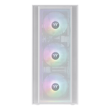 H570 TG ARGB, Tempered Glass, No PSU, E-ATX, White, Mid Tower Case