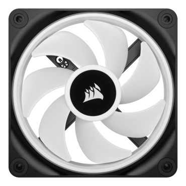 iCUE LINK QX120 RGB 120mm, Black, RGB LEDs, 2400 RPM, 63.1 CFM, 37 dBA, Cooling Fan