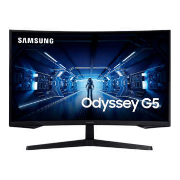 Odyssey G55T, Curved, 27&quot; VA, 2560 x 1440 (QHD), 1 ms, 144Hz, FreeSync™ Premium Gaming Monitor