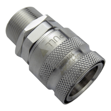 QD3 Female Quick Disconnect No-Spill Coupling, Panel Female Threaded G 1/4 BSPP