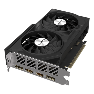 GeForce RTX™ 4060 WINDFORCE OC 8G, 2460 - 2475MHz, 8GB GDDR6, Graphics Card