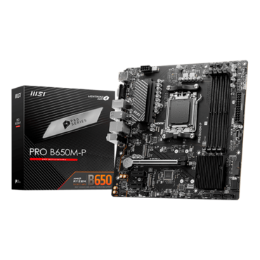PRO B650M-P, AMD B650 Chipset, AM5, microATX Motherboard