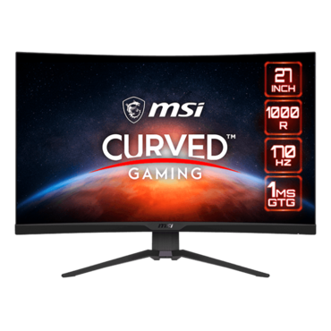 MAG 275CQRF-QD, 27&quot; Rapid VA, Curved, 2560 x 1440 (QHD), 1 ms, 170Hz, Gaming Monitor