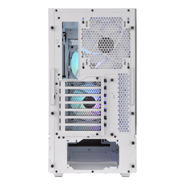 Ceres 300 TG ARGB Snow, Tempered Glass, No PSU, E-ATX, White, Mid Tower Case