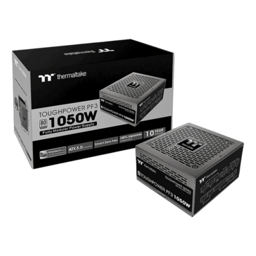 Toughpower PF3 TPD-1050AH2FLP, 80 PLUS Platinum 1050W, Fully Modular, ATX Power Supply