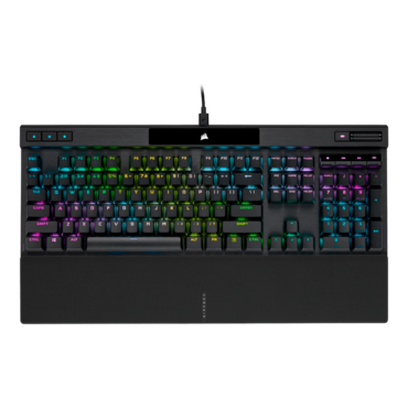 K70 PRO RGB, Per Key RGB, CORSAIR OPX, Wired, Black, Mechanical Gaming Keyboard
