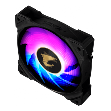 AORUS 120 ARGB 120mm, ARGB, 1700 RPM, 40.85 CFM, 28.6 dBA, Cooling Fan