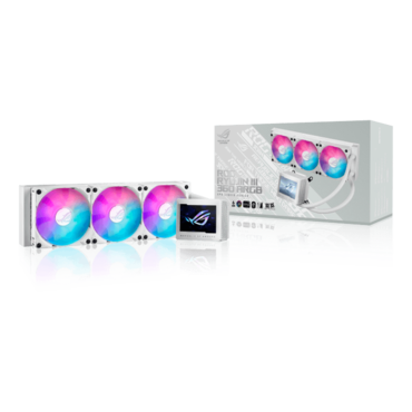 ROG RYUJIN III 360 ARGB White Edition, 360mm Radiator, Liquid Cooling System