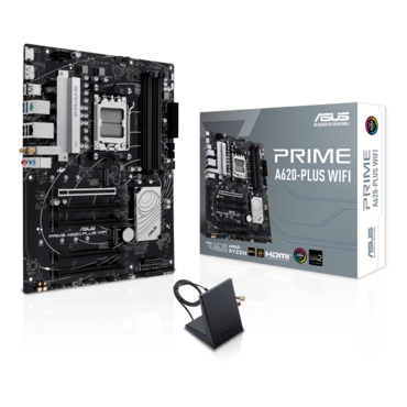 PRIME A620-PLUS WIFI, AMD A620 Chipset, AM5, ATX Motherboard