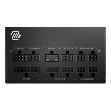 MAG A750GL PCIE5, 80 PLUS Gold 750W, Full Modular, ATX Power Supply