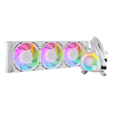 EK-Nucleus AIO CR360 Lux D-RGB, White, 360mm Radiator, Liquid Cooling System
