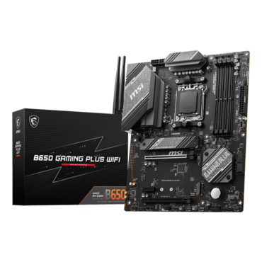 B650 GAMING PLUS WIFI, AMD B650 Chipset, AM5, ATX Motherboard