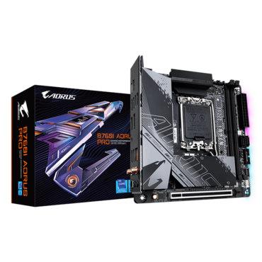 B760I AORUS PRO, Intel® B760 Chipset, LGA 1700, Mini-ITX Motherboard