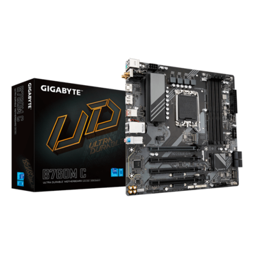 B760M C, Intel® B760 Chipset, LGA 1700, microATX Motherboard
