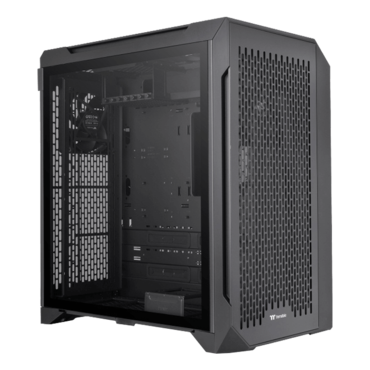 CTE C700 Air, Tempered Glass, No PSU, E-ATX, Black, Mid Tower Case