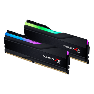 64GB (2 x 32GB) Trident Z5 RGB DDR5 6400MT/s, CL32, Black, RGB LED, DIMM Memory - TAA Compliant