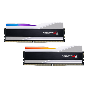 32GB (2 x 16GB) Trident Z5 RGB DDR5 7800MT/s, CL36, Silver/Black, RGB LED, DIMM Memory - TAA Compliant
