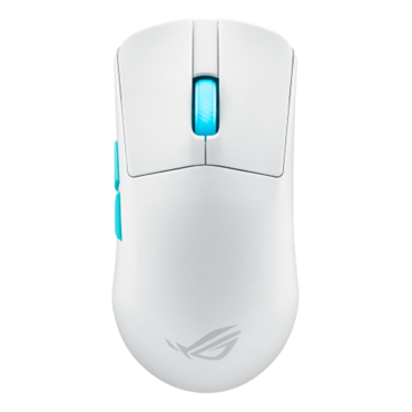 ROG Harpe Ace Aim Lab Edition, RGB, 36000-dpi, Wired/Bluetooth/Wireless, White, Optical Gaming Mouse