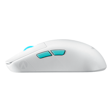 ROG Harpe Ace Aim Lab Edition, RGB, 36000-dpi, Wired/Bluetooth/Wireless, White, Optical Gaming Mouse