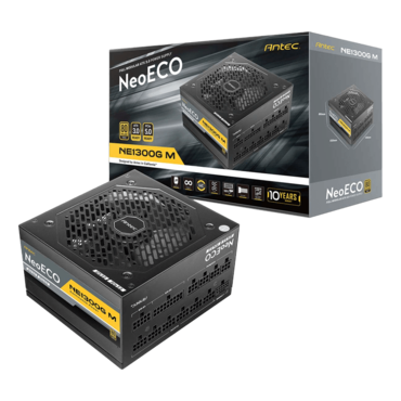 NE1300G M ATX 3.0, 80 PLUS Gold 1300W, Fully Modular, ATX Power Supply