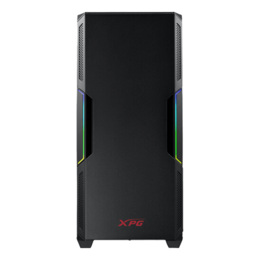 STARKER, Tempered Glass, No PSU, ATX, Black, Mid Tower Case