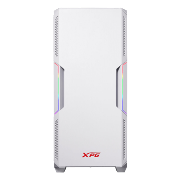 STARKER, Tempered Glass, No PSU, ATX, White, Mid Tower Case